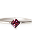 Tavi Garnet Ring Andrea Bonelli 14k White Gold