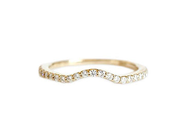 Iona Contour Band Andrea Bonelli 14k Yellow Gold