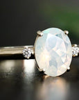 Misa Opal + Diamond Ring Andrea Bonelli Jewelry 