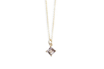 Purple Spinel Charm Andrea Bonelli 14k Yellow Gold