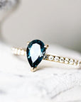 Annalise London Blue Topaz Ring Andrea Bonelli Jewelry 