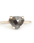 pepper rose cut diamond ring Andrea Bonelli Jewelry 7.25 (Ready to Ship)