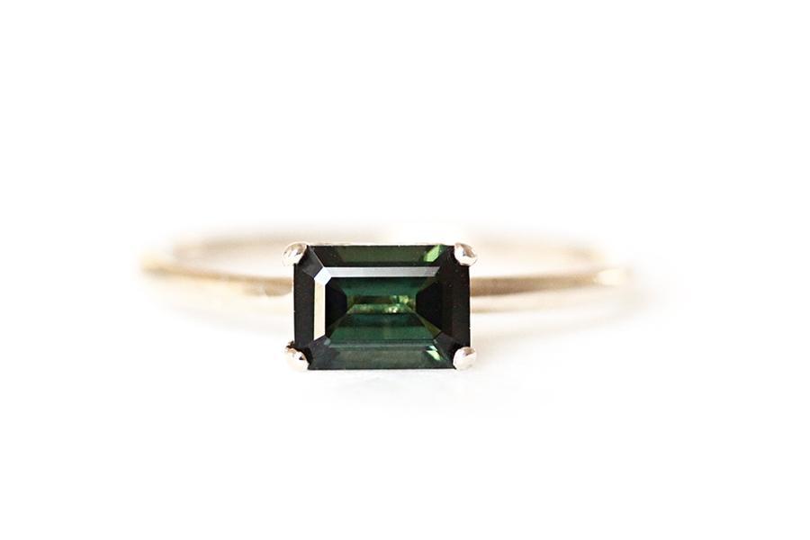 Bella Tourmaline Ring Andrea Bonelli Jewelry 14k Yellow Gold