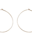 Glimmer Hoops Andrea Bonelli Jewelry 14k Yellow Gold