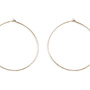 Glimmer Hoops Andrea Bonelli Jewelry 14k Yellow Gold