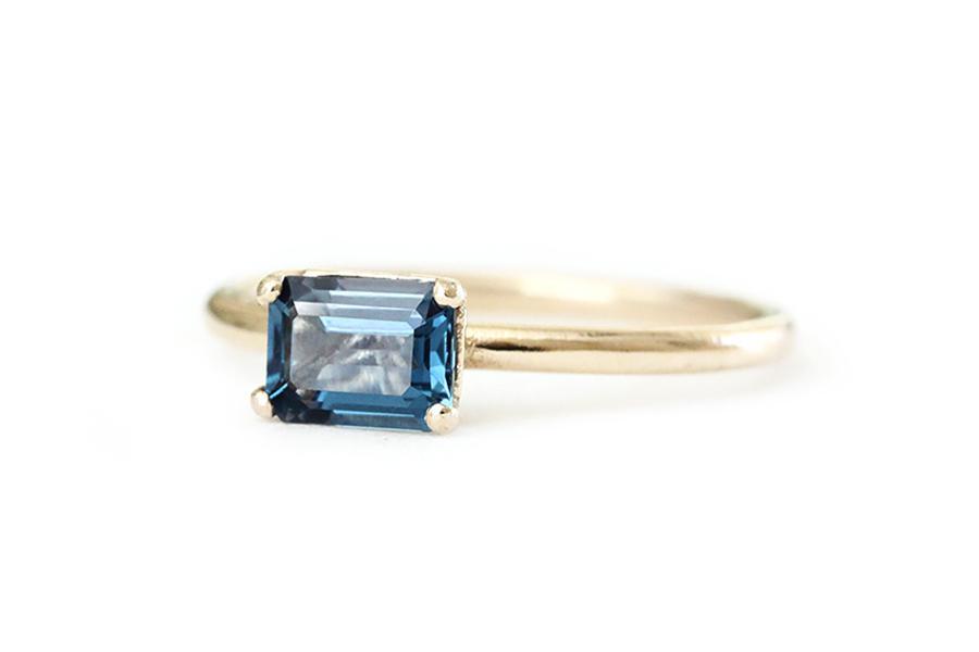 Bella London Blue Topaz Ring Andrea Bonelli Jewelry 