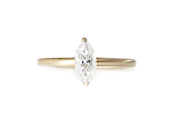 Cleo Marquise Ring Andrea Bonelli Jewelry 14k Yellow Gold