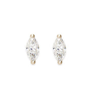 Marquise Studs Andrea Bonelli Jewelry 14k Yellow Gold