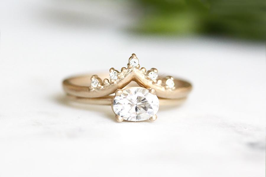 Isara Moissanite Ring Andrea Bonelli 