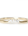 Prim Diamond Band Andrea Bonelli 14k Yellow Gold