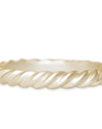 Twist Band Andrea Bonelli Jewelry 14k Yellow Gold