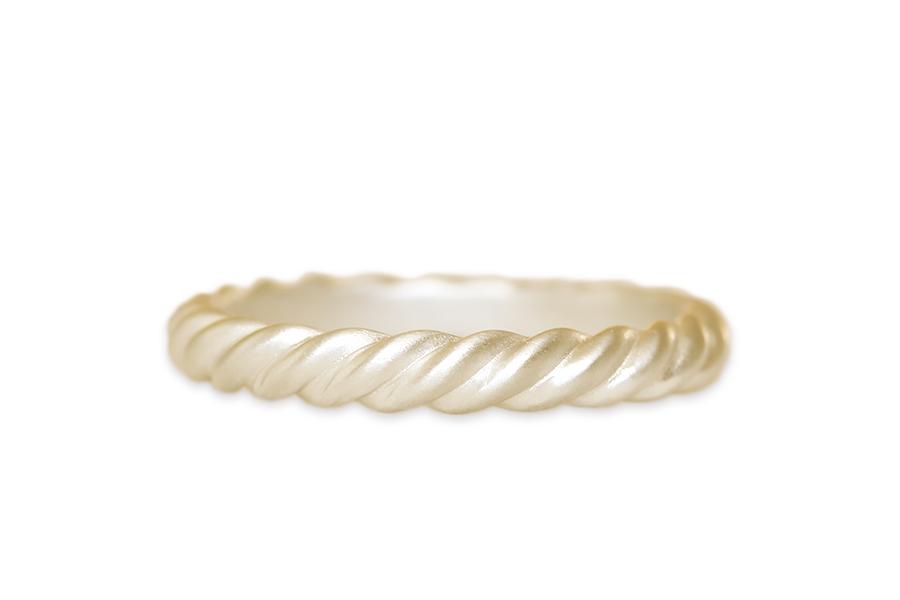 Twist Band Andrea Bonelli Jewelry 14k Yellow Gold