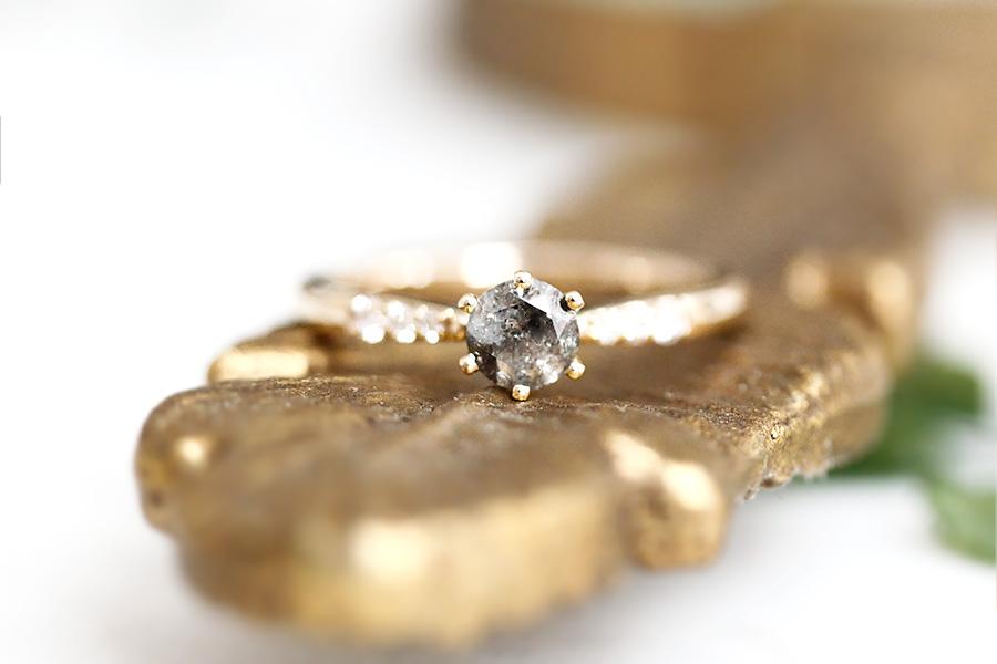 mari salt & pepper diamond ring Andrea Bonelli Jewelry 
