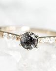 mari salt & pepper diamond ring Andrea Bonelli Jewelry 