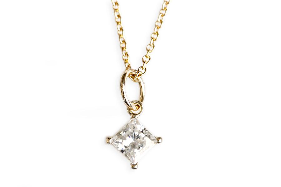 Princess Cut 4mm Charm Andrea Bonelli 