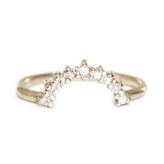 Tara Halo Ring Andrea Bonelli 14k Yellow Gold