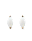 Opal Marquise Studs Andrea Bonelli Jewelry 14k Yellow Gold