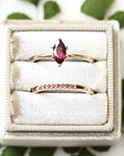 Mia Garnet Marquise Ring Andrea Bonelli 