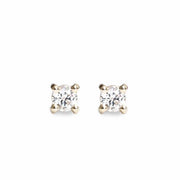 Diamond Studs Andrea Bonelli Jewelry 14k Yellow Gold