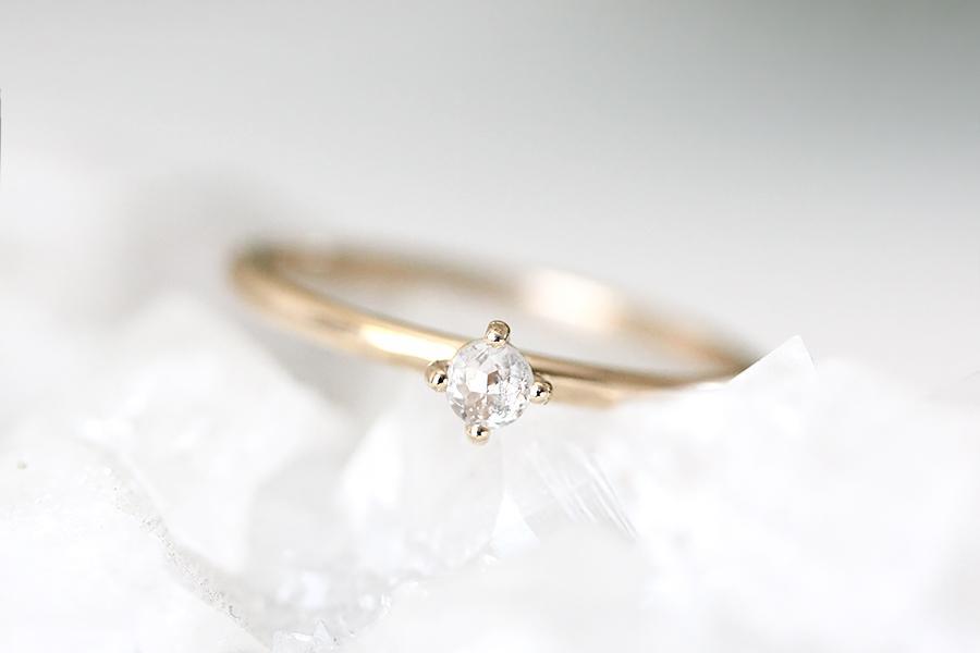 Petit Lola Rose Cut Ice Diamond Ring Andrea Bonelli Jewelry 