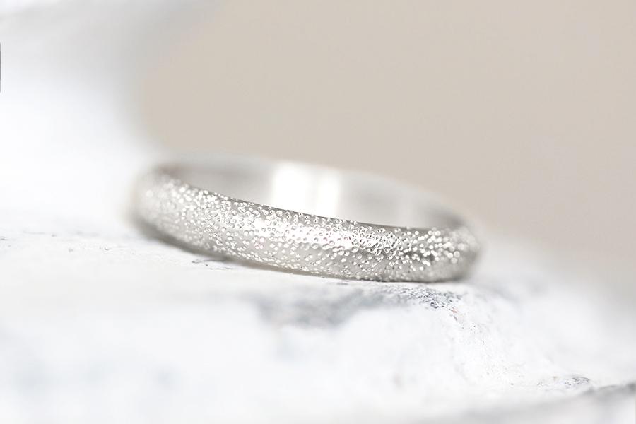 Silver Stardust Band 3mm Andrea Bonelli Jewelry 