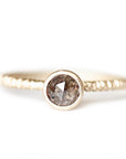 Avium Rose Cut Diamond Ring Andrea Bonelli Jewelry 