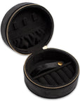 Velvet Round Jewelry Travel Case Andrea Bonelli 