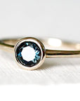 Zoe London Blue Topaz Ring Andrea Bonelli Jewelry 