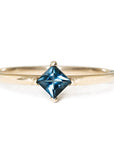 Tavi London Blue Topaz Ring Andrea Bonelli 14k Yellow Gold