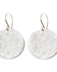 Luna Silver + Gold Earrings Andrea Bonelli Jewelry Silver / 14k Yellow Gold