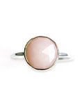 14k + Silver Peruvian Opal Ring Andrea Bonelli Jewelry 