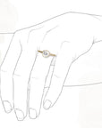 Hera Moissanite Ring .50ct Andrea Bonelli 