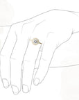 Brie Halo Lab Diamond Ring Andrea Bonelli Jewelry 