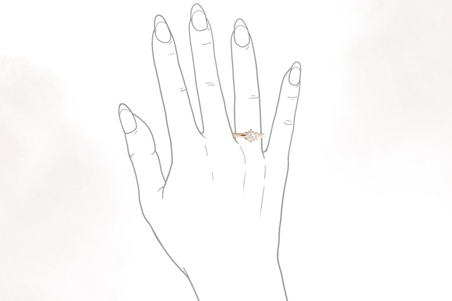 Claire Cream Rose Cut Diamond Ring – Andrea Bonelli