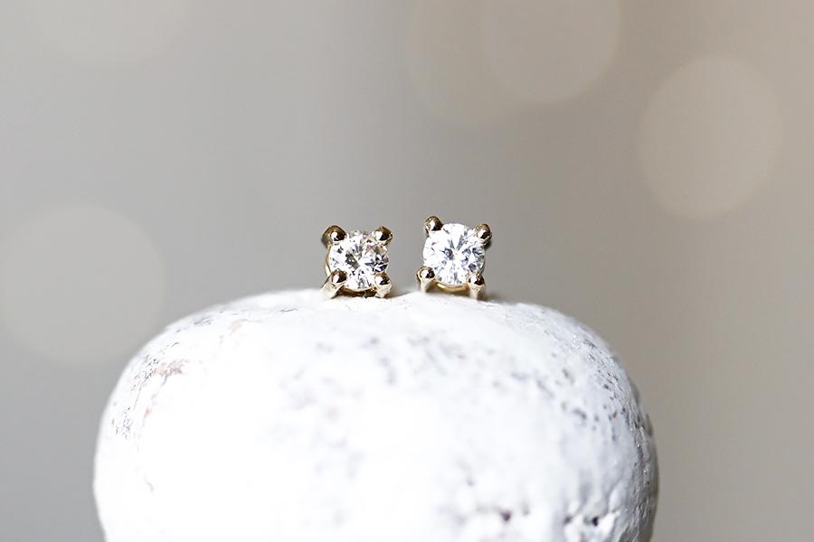 Diamond Studs Andrea Bonelli Jewelry 