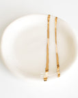 Minimalist Porcelain Jewelry Dish Honeycomb Studio 