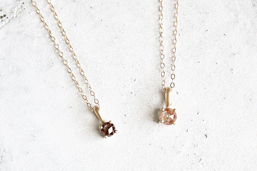 Rose Cut Diamond Necklace No 1 Andrea Bonelli Jewelry 