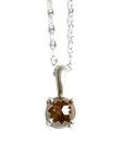 Rose Cut Diamond Necklace No 5 Andrea Bonelli Jewelry 14k White Gold