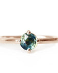 Lola Parti Sapphire Ring Andrea Bonelli Jewelry 14k Rose Gold