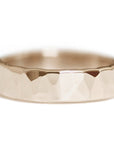 Hammered Band 6mm Andrea Bonelli Jewelry 14k Rose Gold