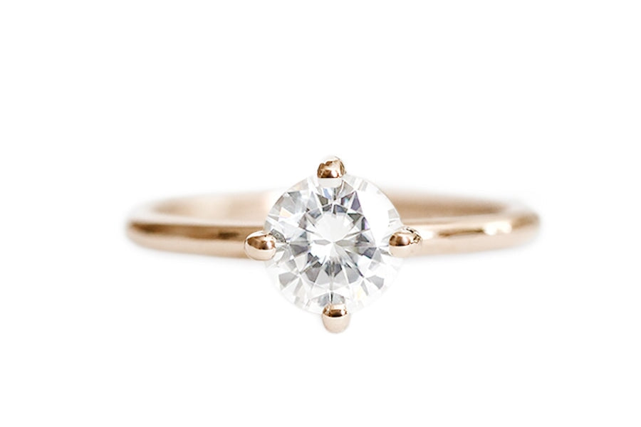 Lola Ring .68ct + Andrea Bonelli Jewelry 14k Rose Gold