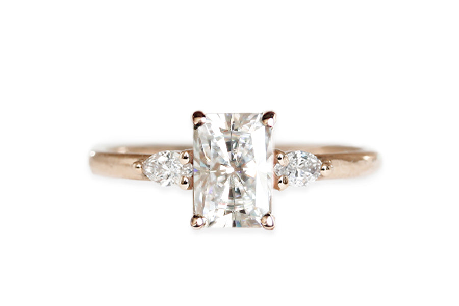 Marina Lab Diamond Ring Andrea Bonelli 14k Rose Gold