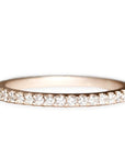 Simone Diamond Band Andrea Bonelli 14k Rose Gold