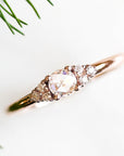 Sora Rose Cut Moissanite Ring Andrea Bonelli Jewelry 