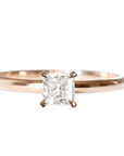 Suri Princess Cut Ring Andrea Bonelli 14k Rose Gold