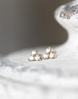 Tria Cluster Studs Andrea Bonelli Jewelry 