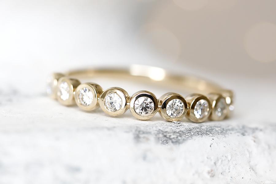 Sicily Diamond Bezel Band Andrea Bonelli 