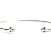 Silver Tria Beaded Cuff Bracelet Andrea Bonelli Jewelry Sterling Silver