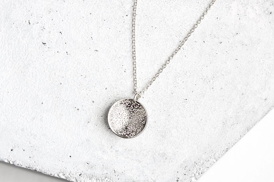 Silver Stardust Necklace Andrea Bonelli Jewelry 