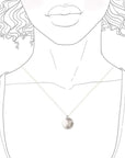 Silver Stardust Necklace Andrea Bonelli Jewelry 
